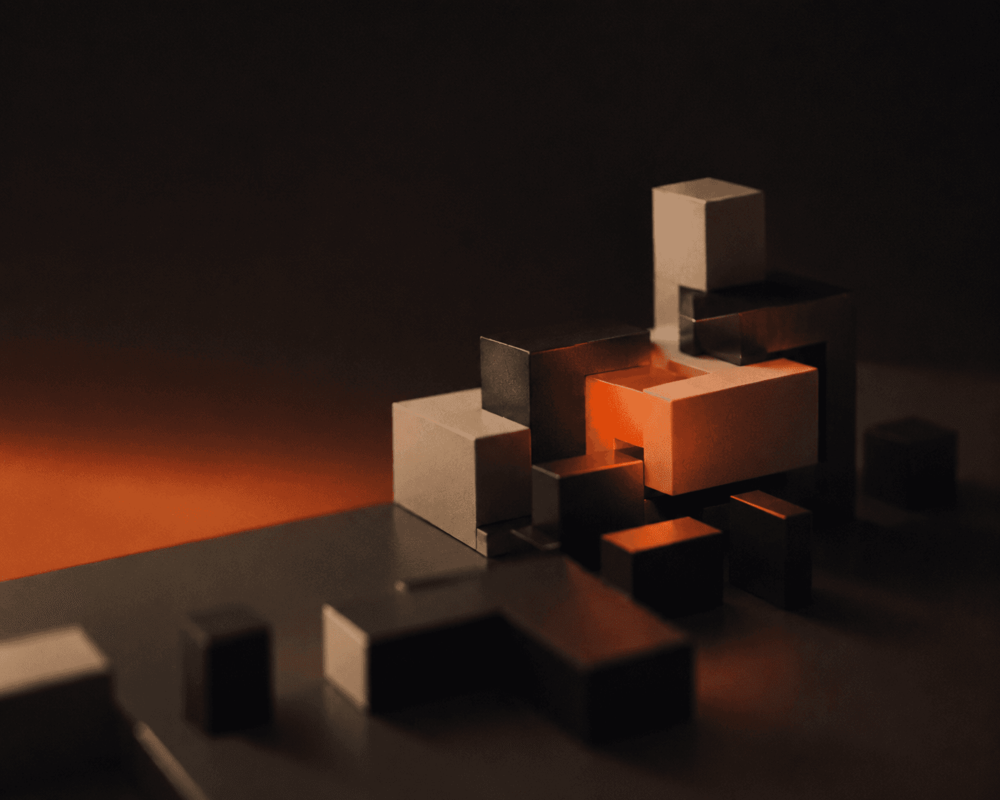 A focused, modern developer workspace building a product